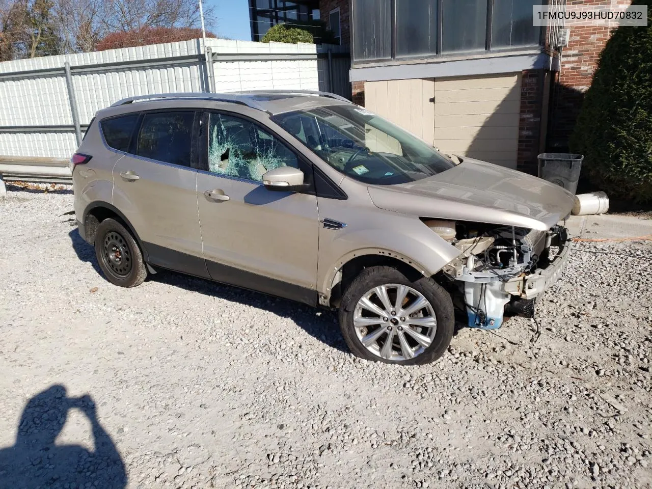 2017 Ford Escape Titanium VIN: 1FMCU9J93HUD70832 Lot: 80100884