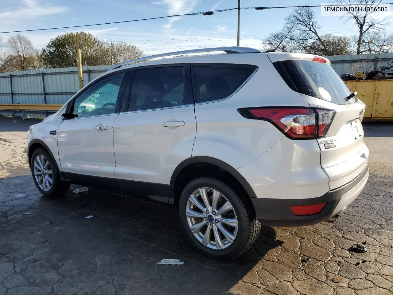 2017 Ford Escape Titanium VIN: 1FMCU0JD6HUD56505 Lot: 80165634