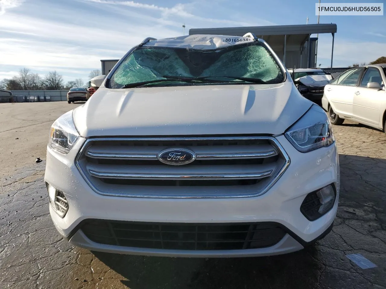 2017 Ford Escape Titanium VIN: 1FMCU0JD6HUD56505 Lot: 80165634