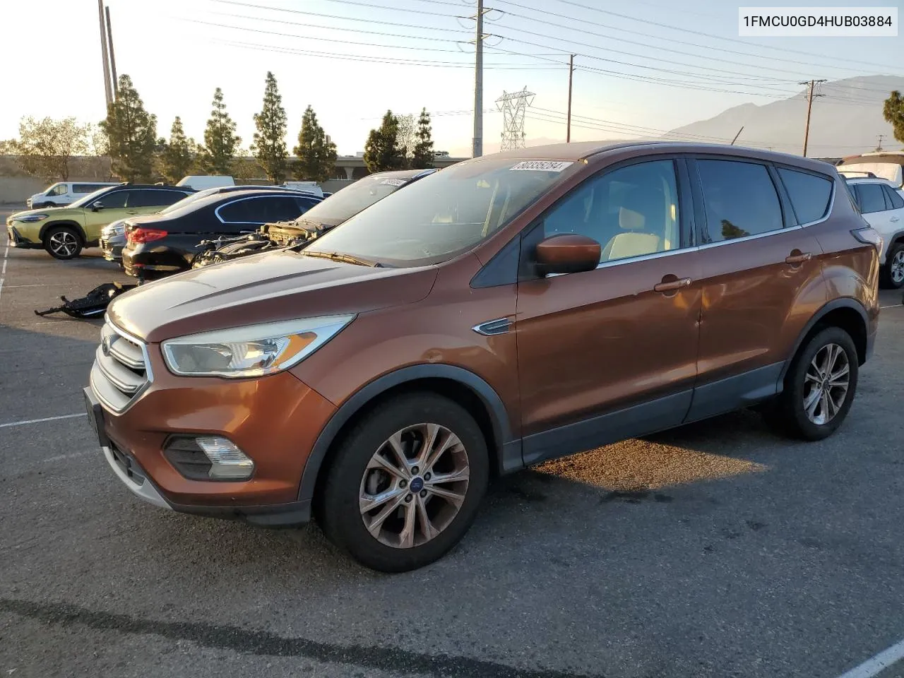 2017 Ford Escape Se VIN: 1FMCU0GD4HUB03884 Lot: 80335284