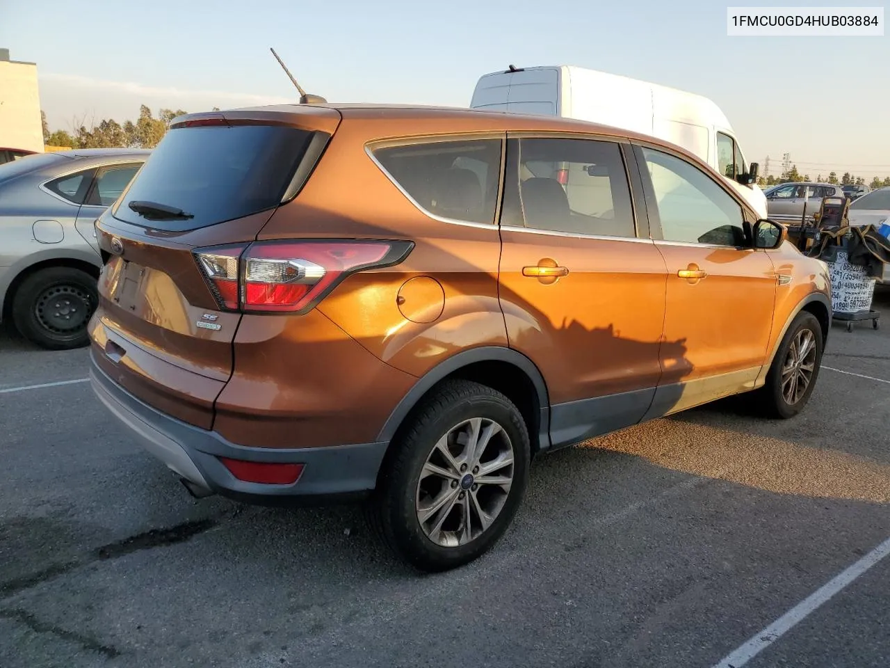 2017 Ford Escape Se VIN: 1FMCU0GD4HUB03884 Lot: 80335284