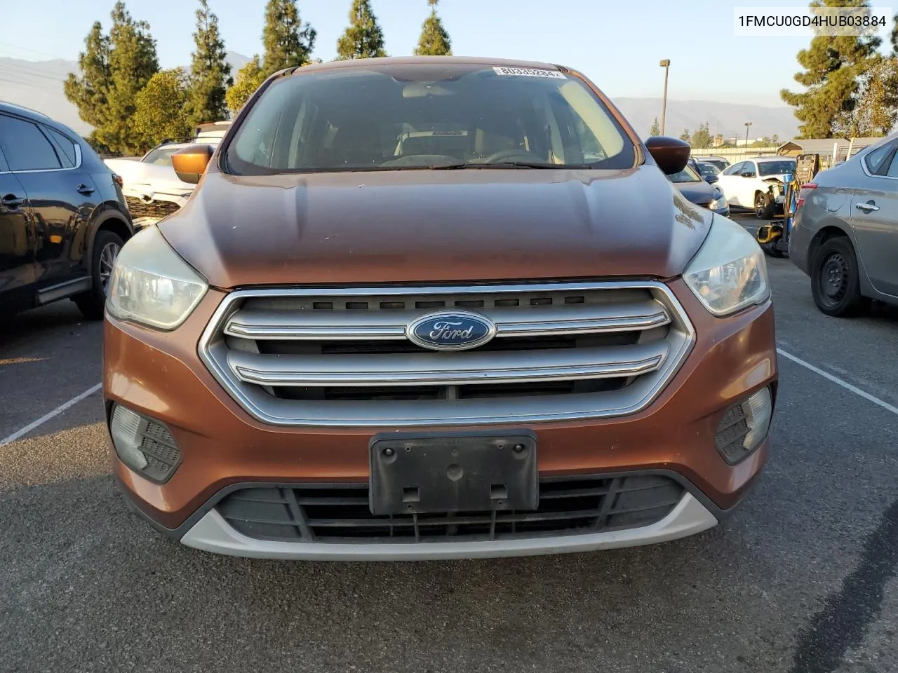 2017 Ford Escape Se VIN: 1FMCU0GD4HUB03884 Lot: 80335284