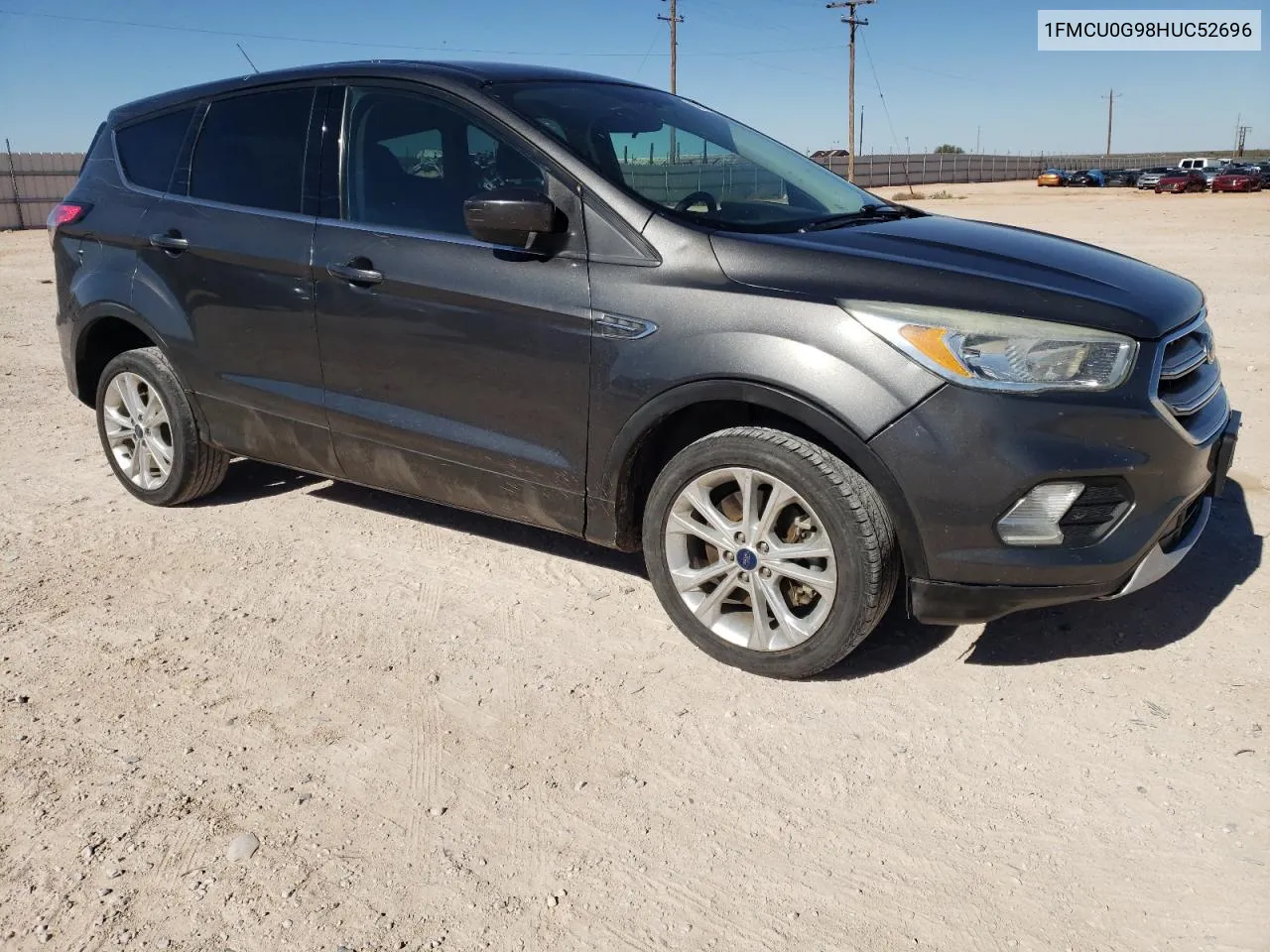 2017 Ford Escape Se VIN: 1FMCU0G98HUC52696 Lot: 80737294