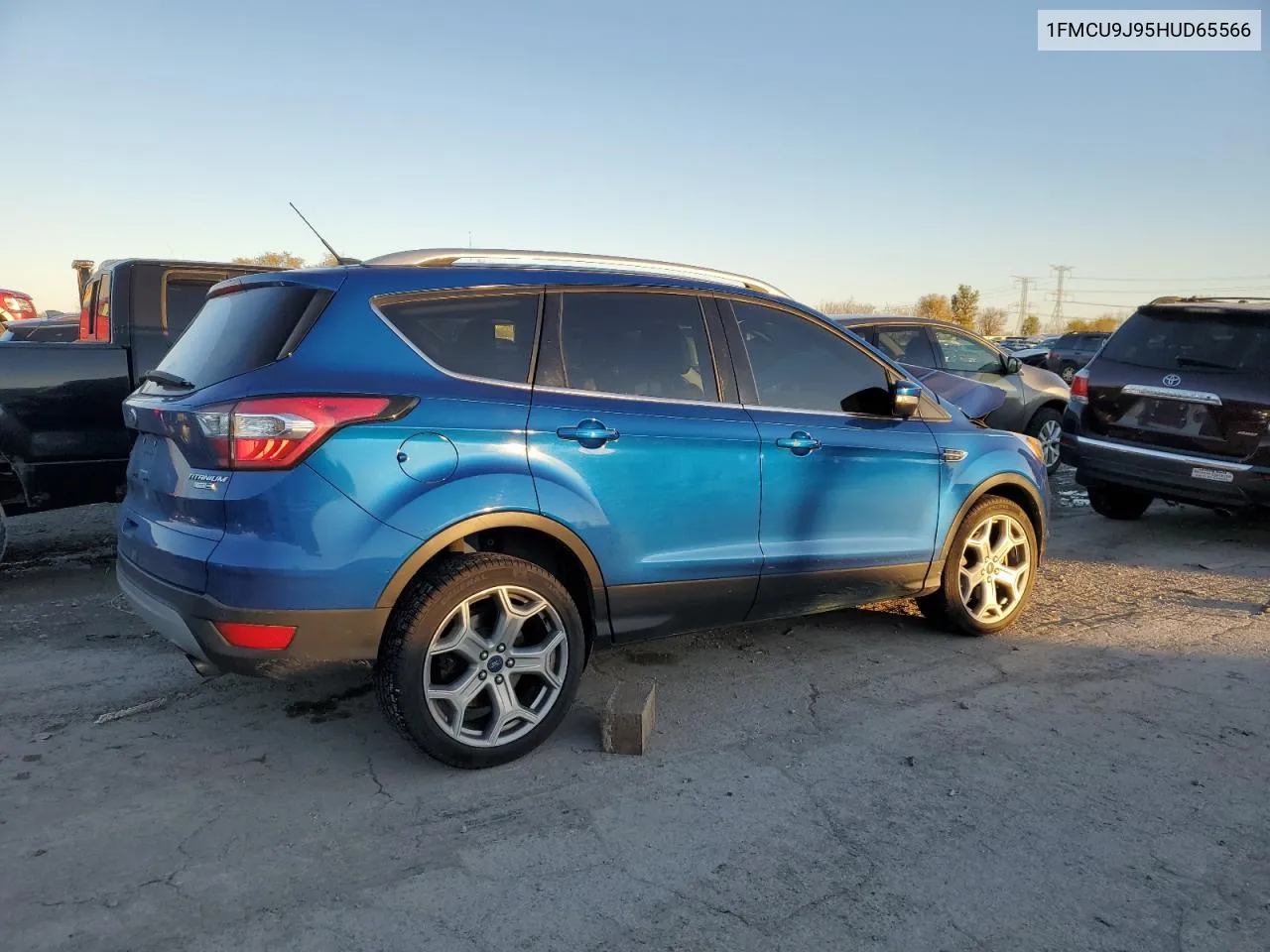 2017 Ford Escape Titanium VIN: 1FMCU9J95HUD65566 Lot: 81247124