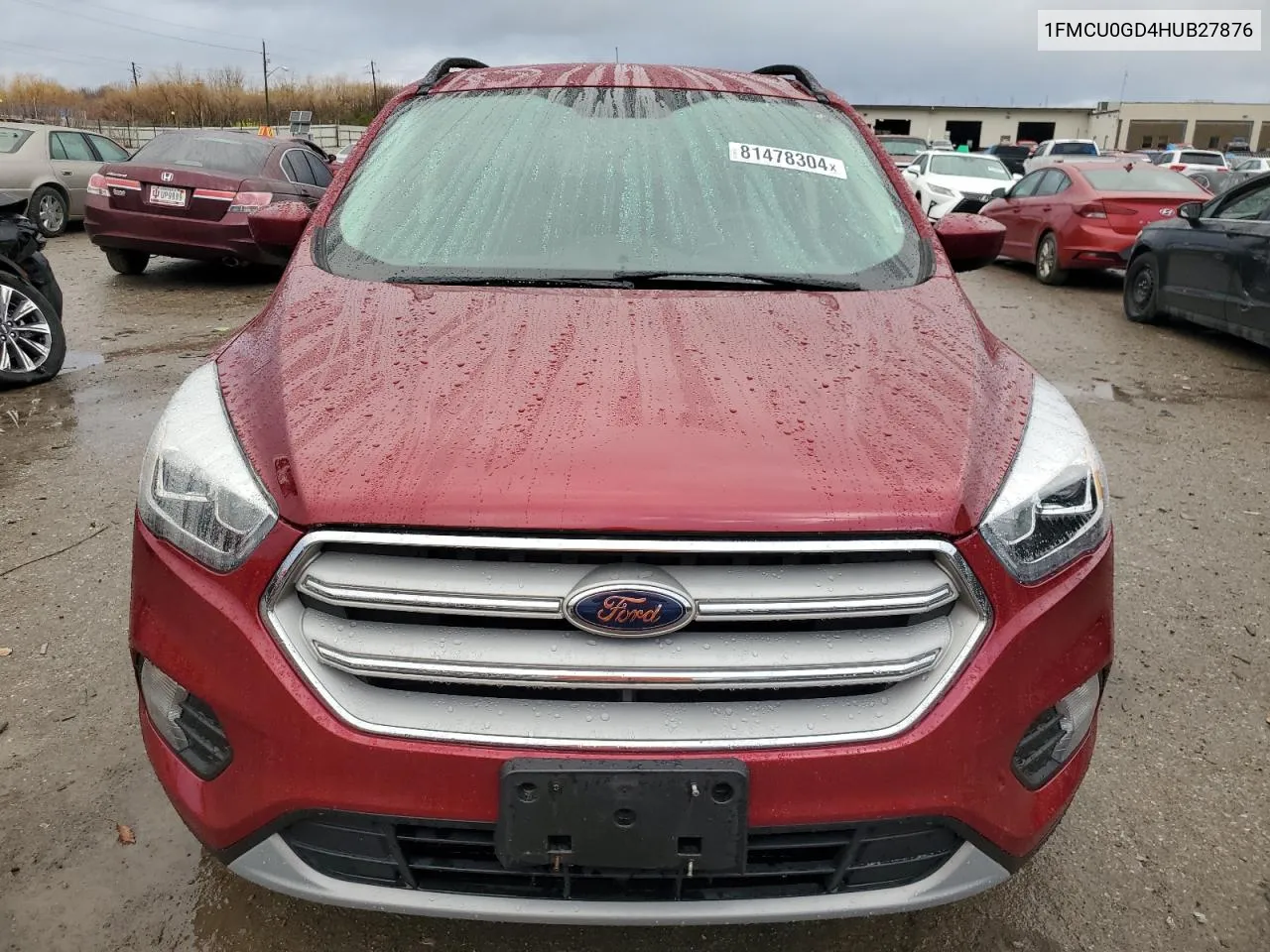 2017 Ford Escape Se VIN: 1FMCU0GD4HUB27876 Lot: 81478304