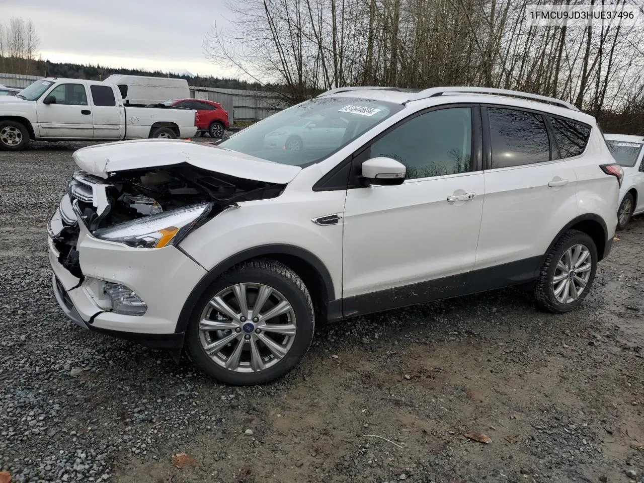 2017 Ford Escape Titanium VIN: 1FMCU9JD3HUE37496 Lot: 81544604