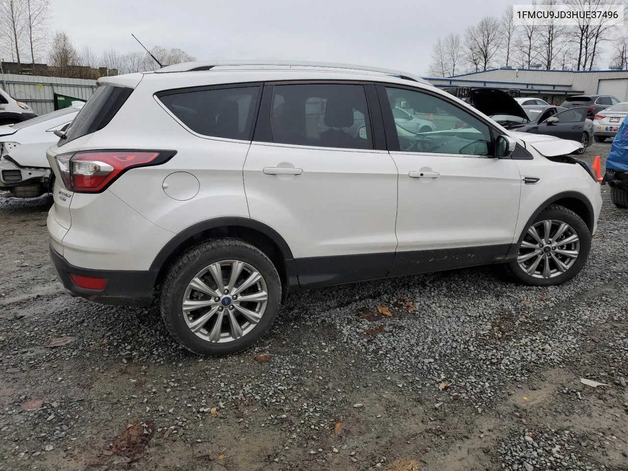 2017 Ford Escape Titanium VIN: 1FMCU9JD3HUE37496 Lot: 81544604