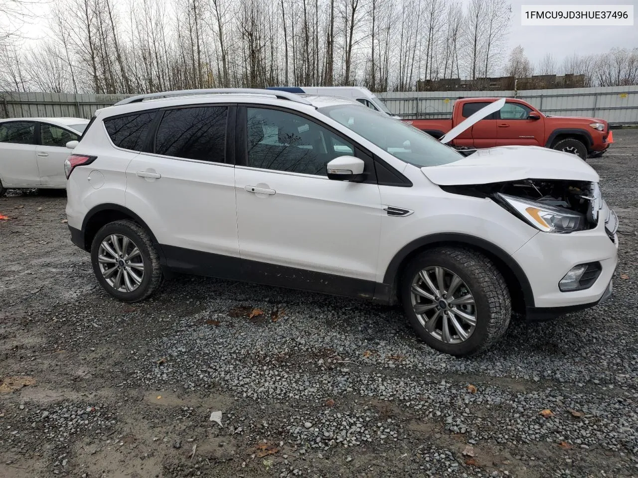 2017 Ford Escape Titanium VIN: 1FMCU9JD3HUE37496 Lot: 81544604