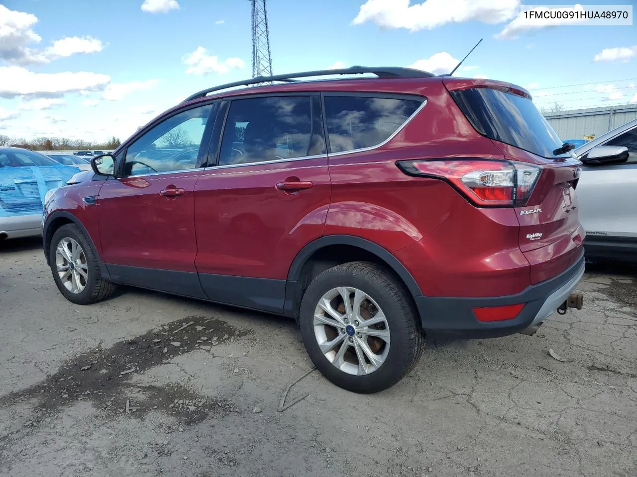 2017 Ford Escape Se VIN: 1FMCU0G91HUA48970 Lot: 81565254