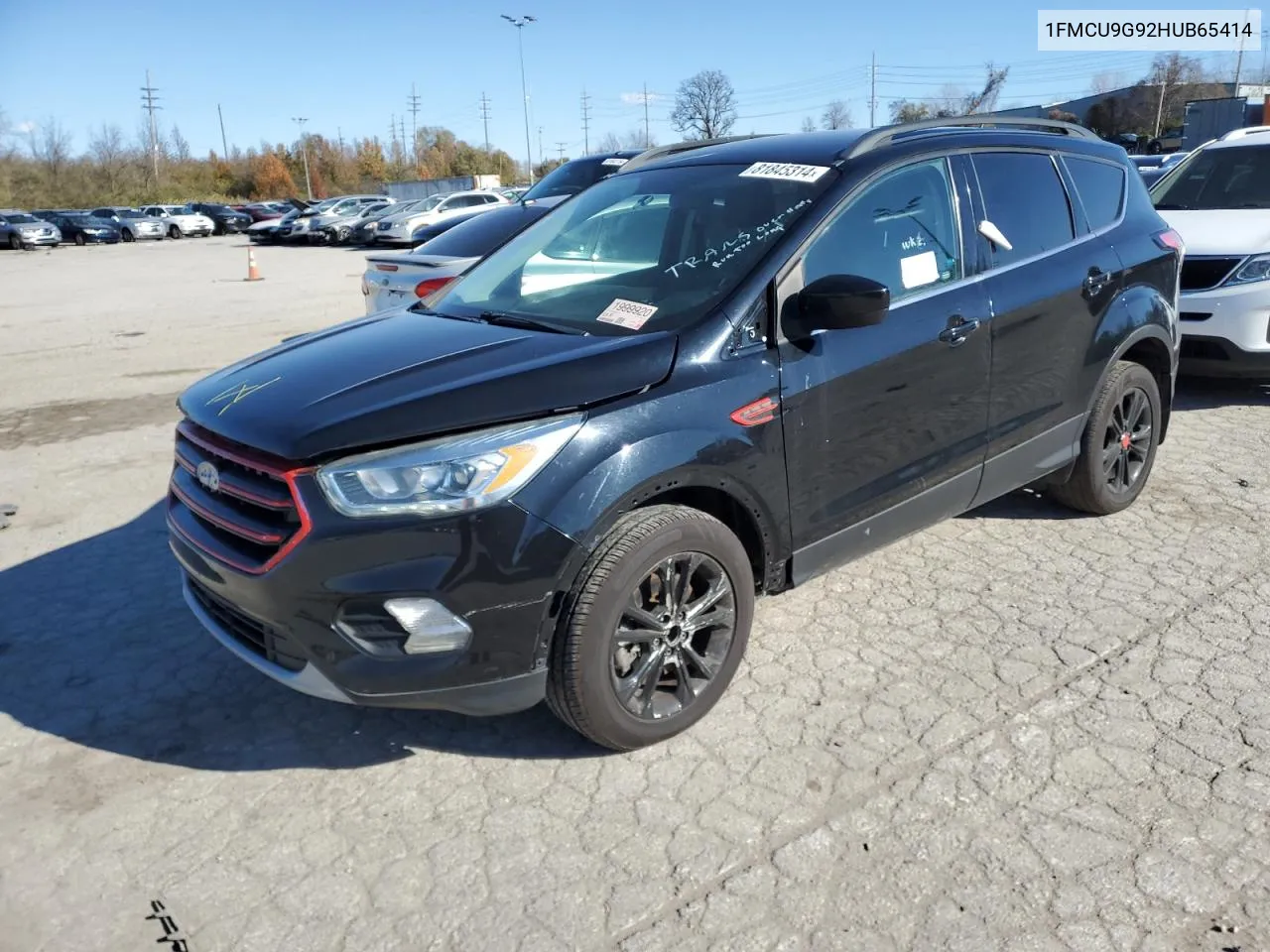 2017 Ford Escape Se VIN: 1FMCU9G92HUB65414 Lot: 81845314