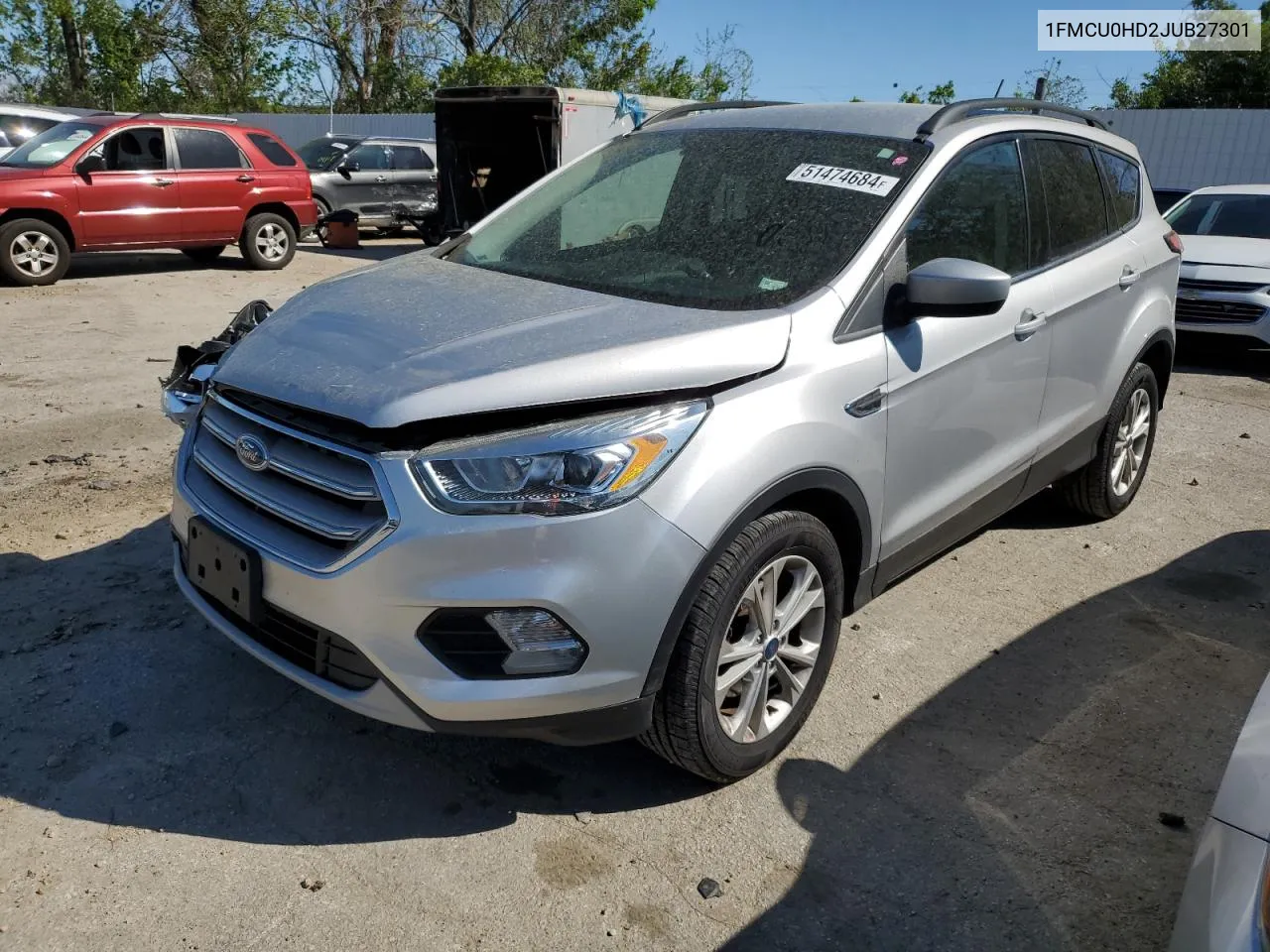 1FMCU0HD2JUB27301 2018 Ford Escape Sel