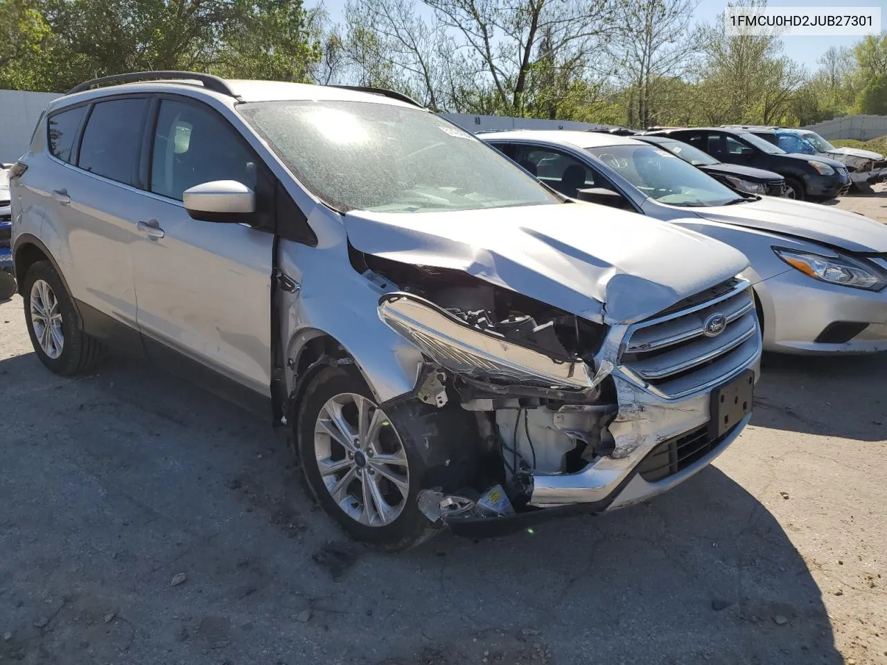 2018 Ford Escape Sel VIN: 1FMCU0HD2JUB27301 Lot: 51474684