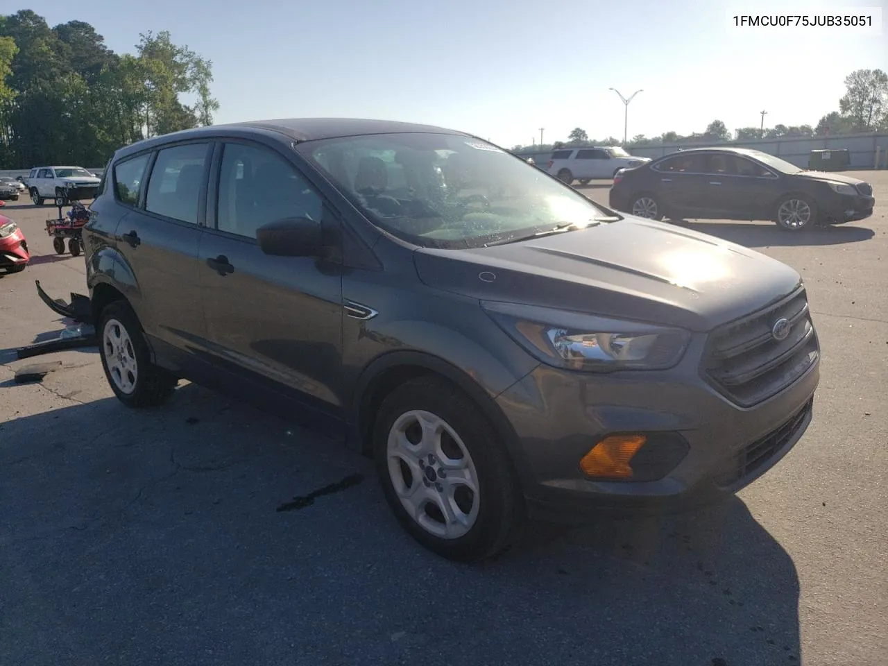 2018 Ford Escape S VIN: 1FMCU0F75JUB35051 Lot: 52352294