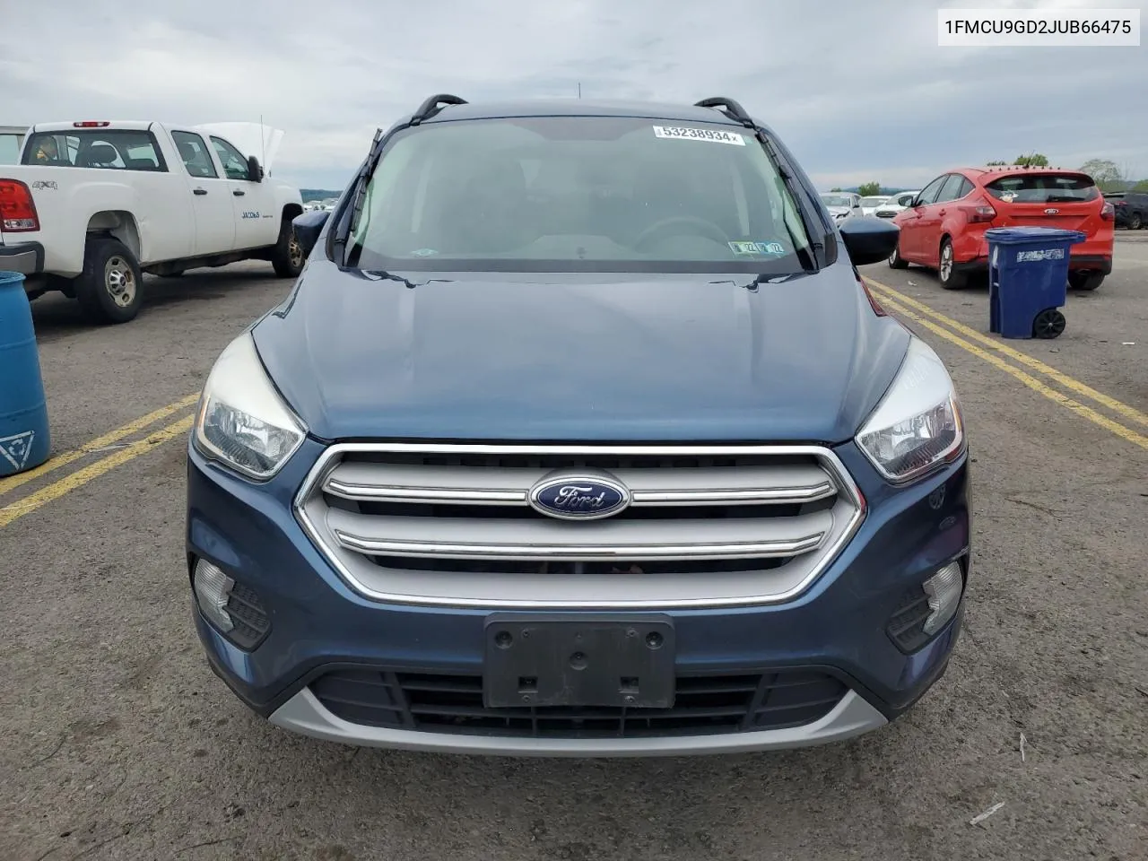 2018 Ford Escape Se VIN: 1FMCU9GD2JUB66475 Lot: 53238934