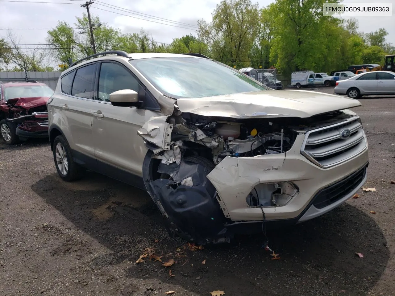 2018 Ford Escape Se VIN: 1FMCU0GD9JUB09363 Lot: 53496034