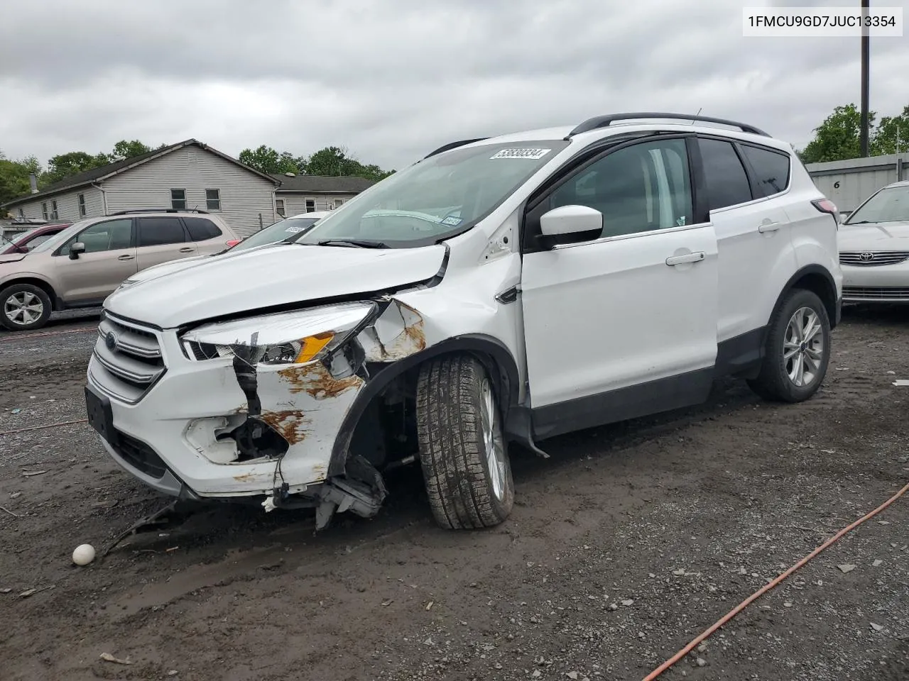 2018 Ford Escape Se VIN: 1FMCU9GD7JUC13354 Lot: 53830334