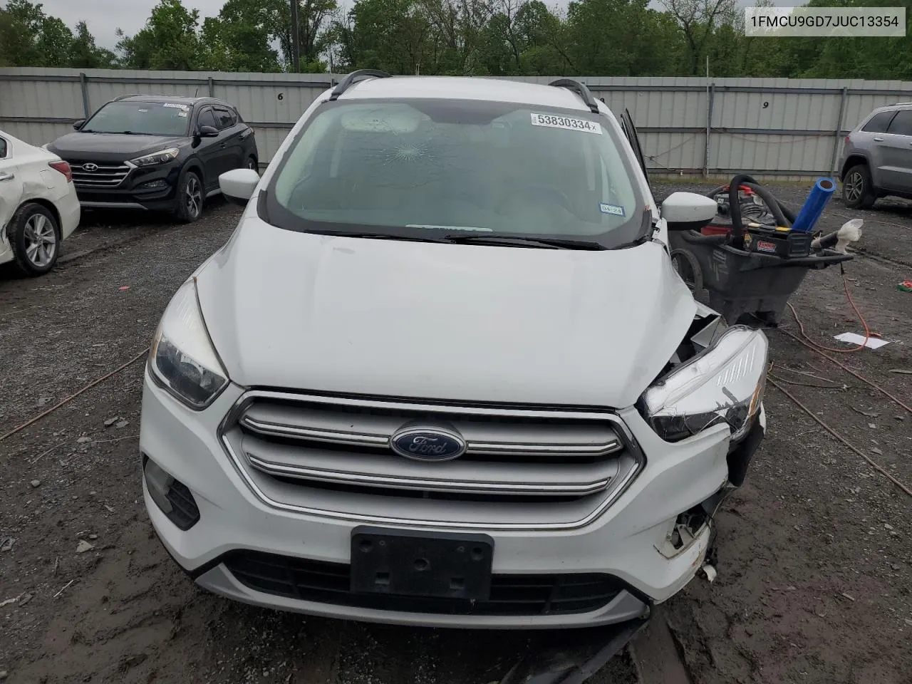 2018 Ford Escape Se VIN: 1FMCU9GD7JUC13354 Lot: 53830334