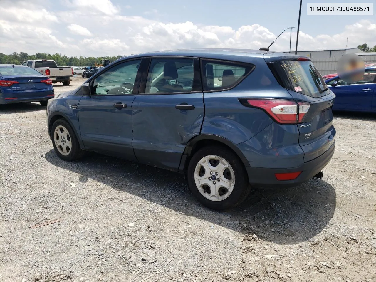 2018 Ford Escape S VIN: 1FMCU0F73JUA88571 Lot: 54696684