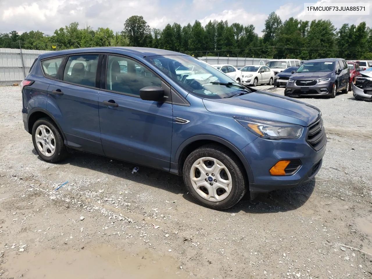 2018 Ford Escape S VIN: 1FMCU0F73JUA88571 Lot: 54696684