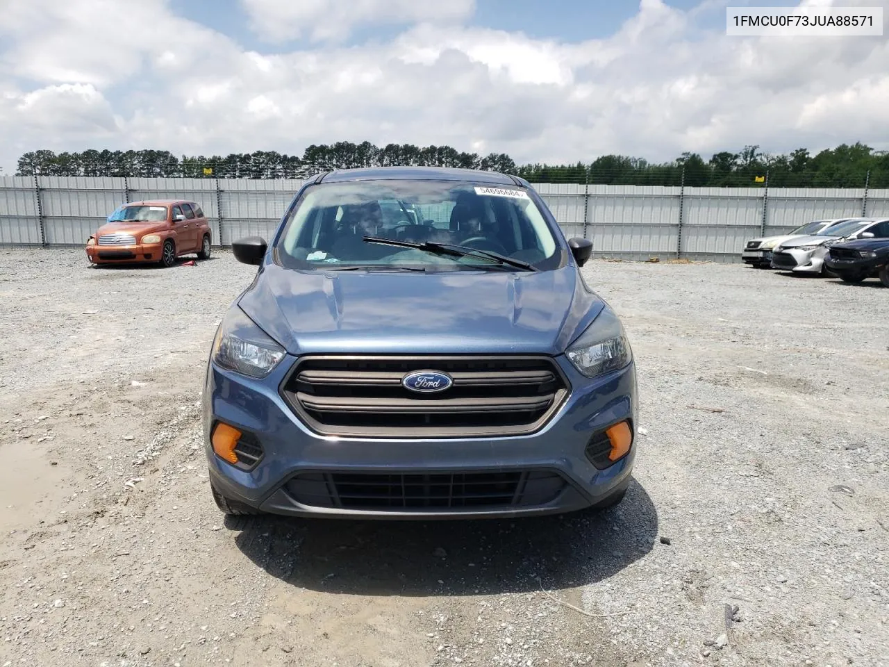 2018 Ford Escape S VIN: 1FMCU0F73JUA88571 Lot: 54696684