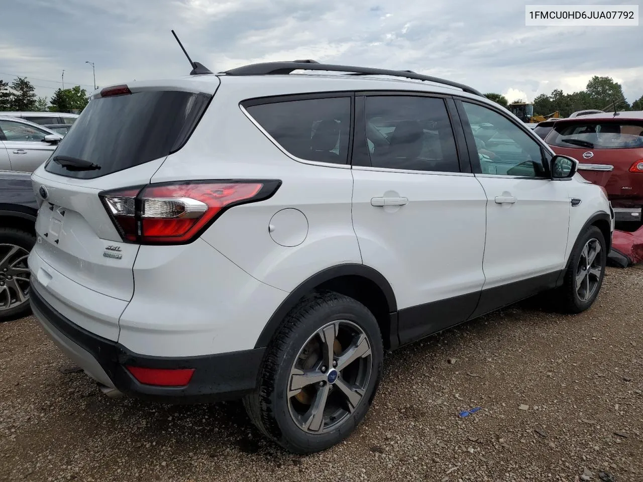 2018 Ford Escape Sel VIN: 1FMCU0HD6JUA07792 Lot: 54802544