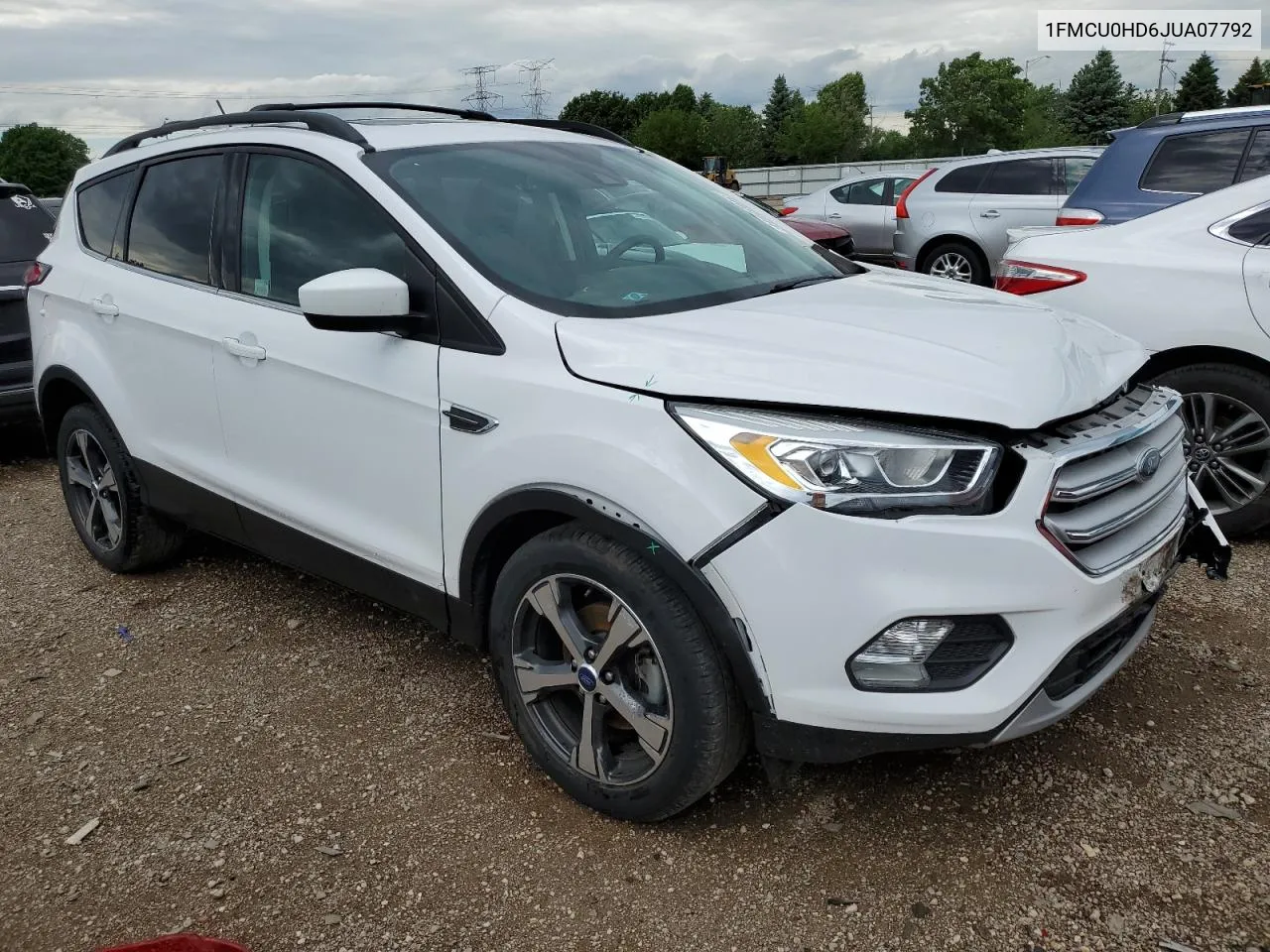 2018 Ford Escape Sel VIN: 1FMCU0HD6JUA07792 Lot: 54802544