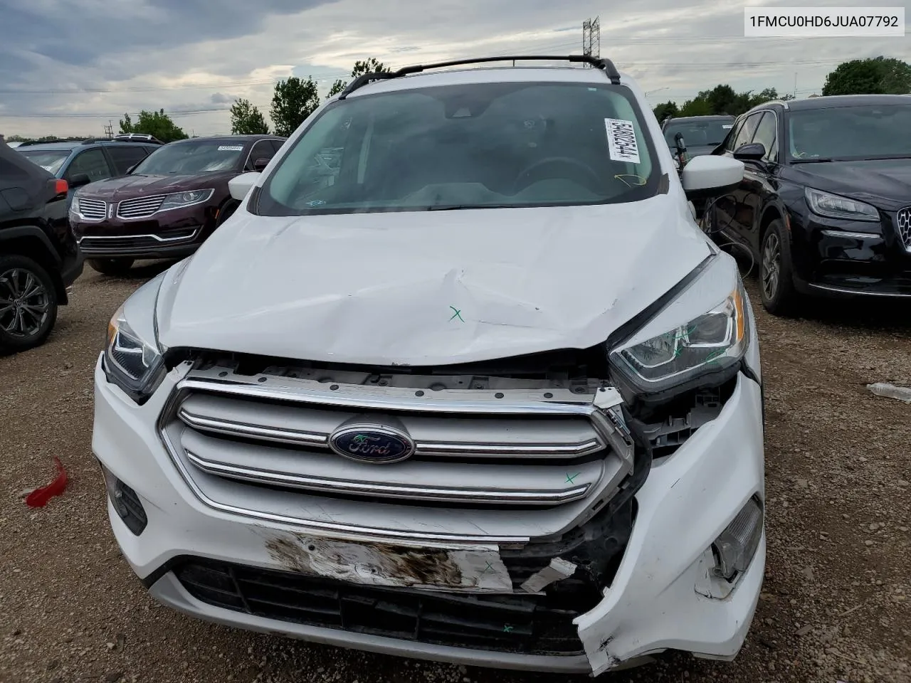 2018 Ford Escape Sel VIN: 1FMCU0HD6JUA07792 Lot: 54802544