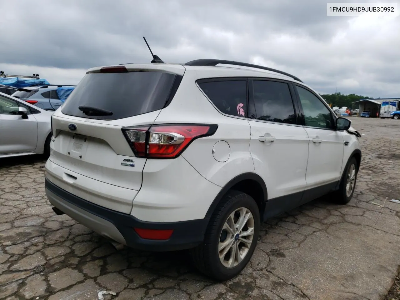 2018 Ford Escape Sel VIN: 1FMCU9HD9JUB30992 Lot: 55918743