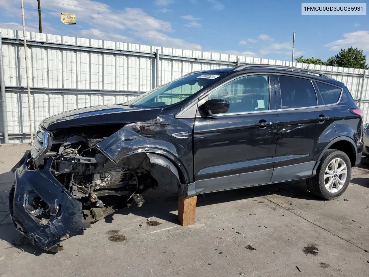 2018 Ford Escape Se VIN: 1FMCU0GD3JUC35931 Lot: 56902624