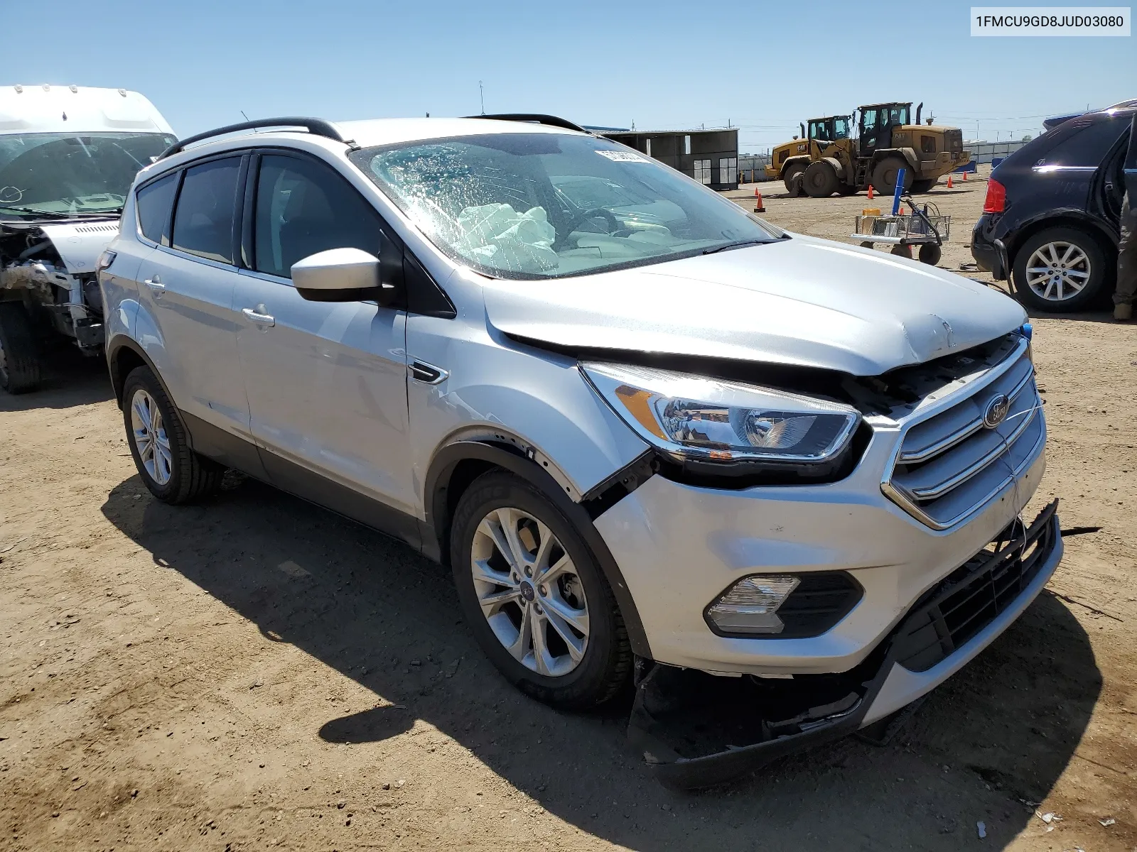 2018 Ford Escape Se VIN: 1FMCU9GD8JUD03080 Lot: 57096374