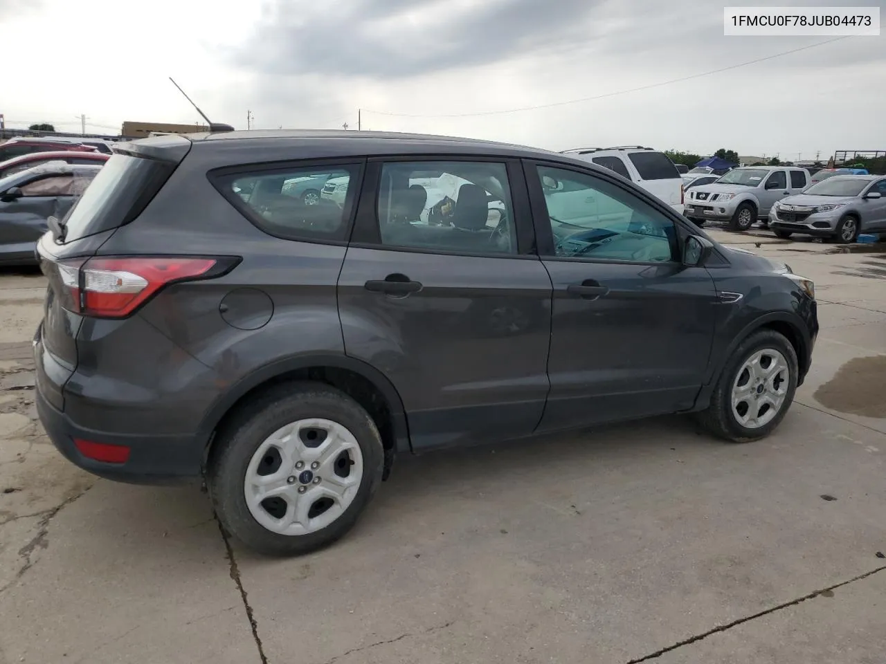 2018 Ford Escape S VIN: 1FMCU0F78JUB04473 Lot: 57359904