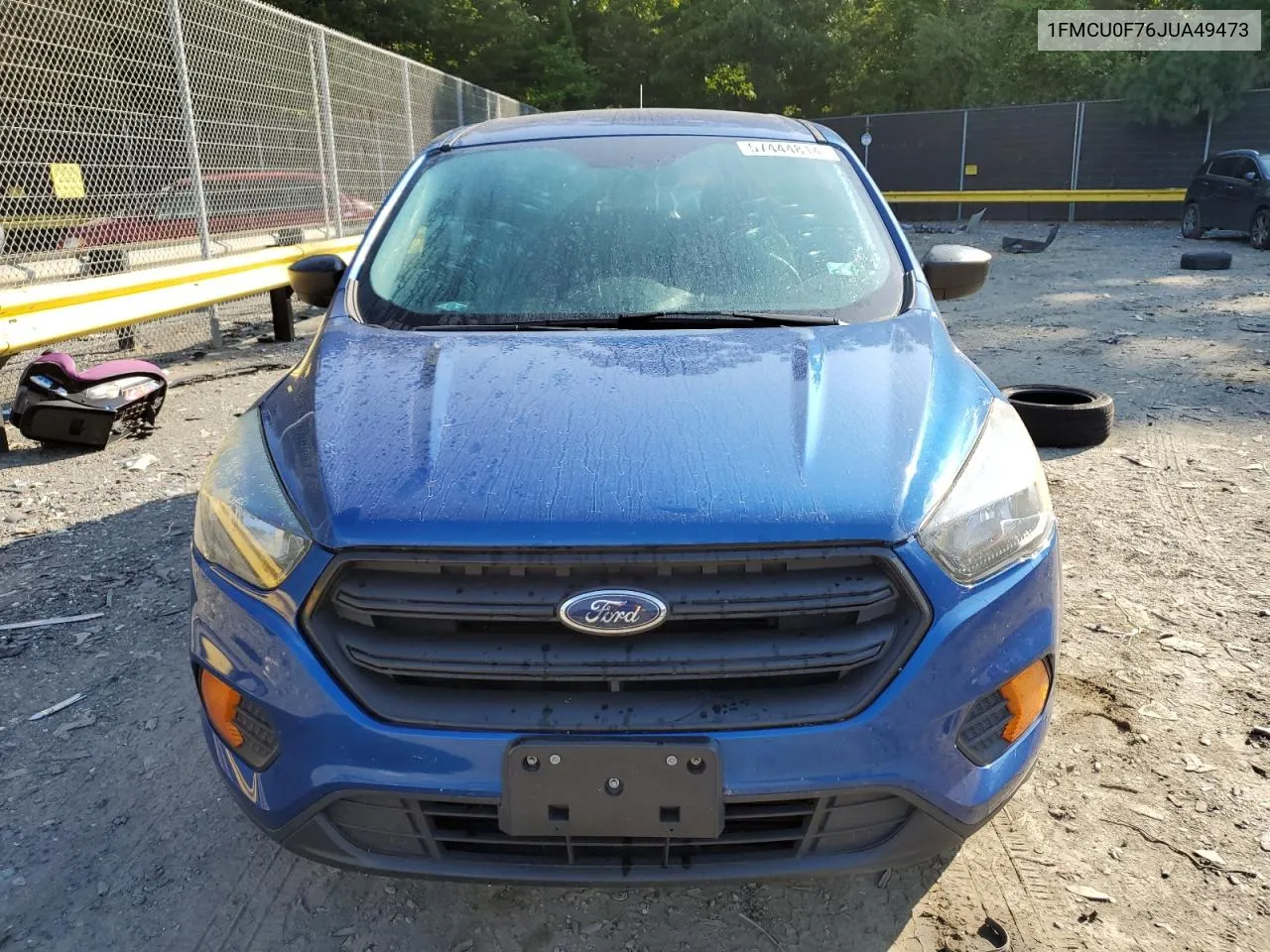 2018 Ford Escape S VIN: 1FMCU0F76JUA49473 Lot: 57444814