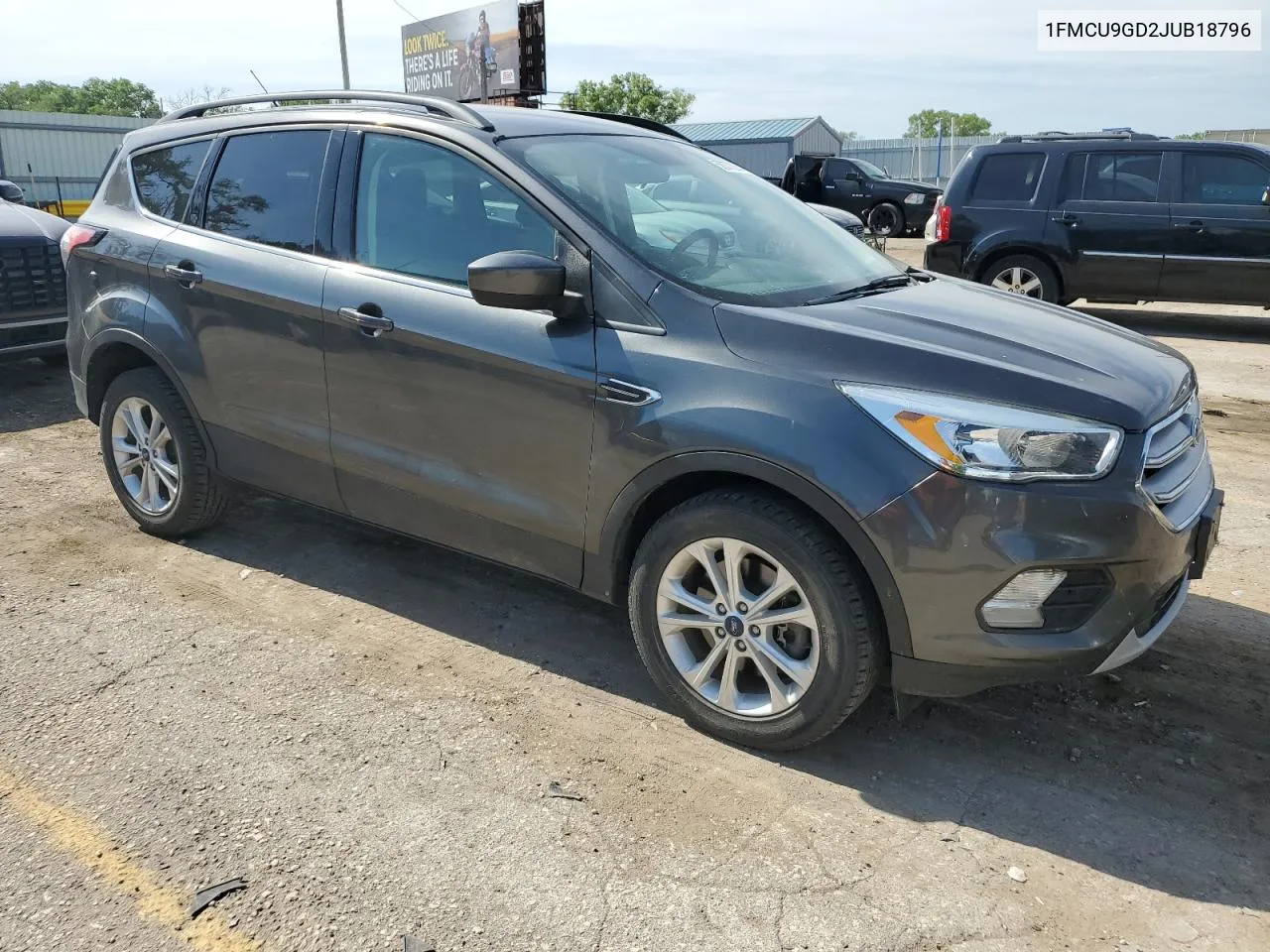 2018 Ford Escape Se VIN: 1FMCU9GD2JUB18796 Lot: 58070234