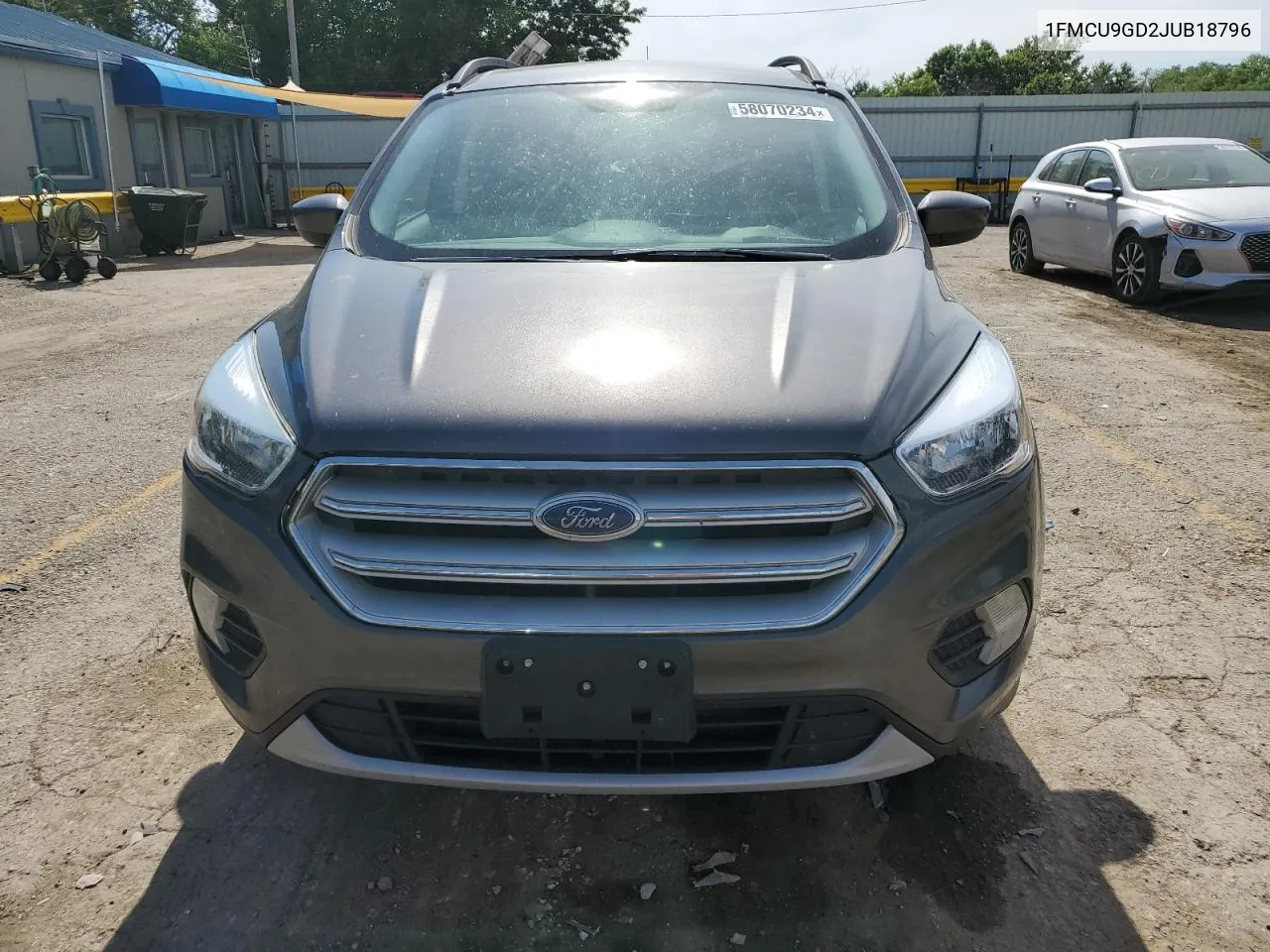 2018 Ford Escape Se VIN: 1FMCU9GD2JUB18796 Lot: 58070234