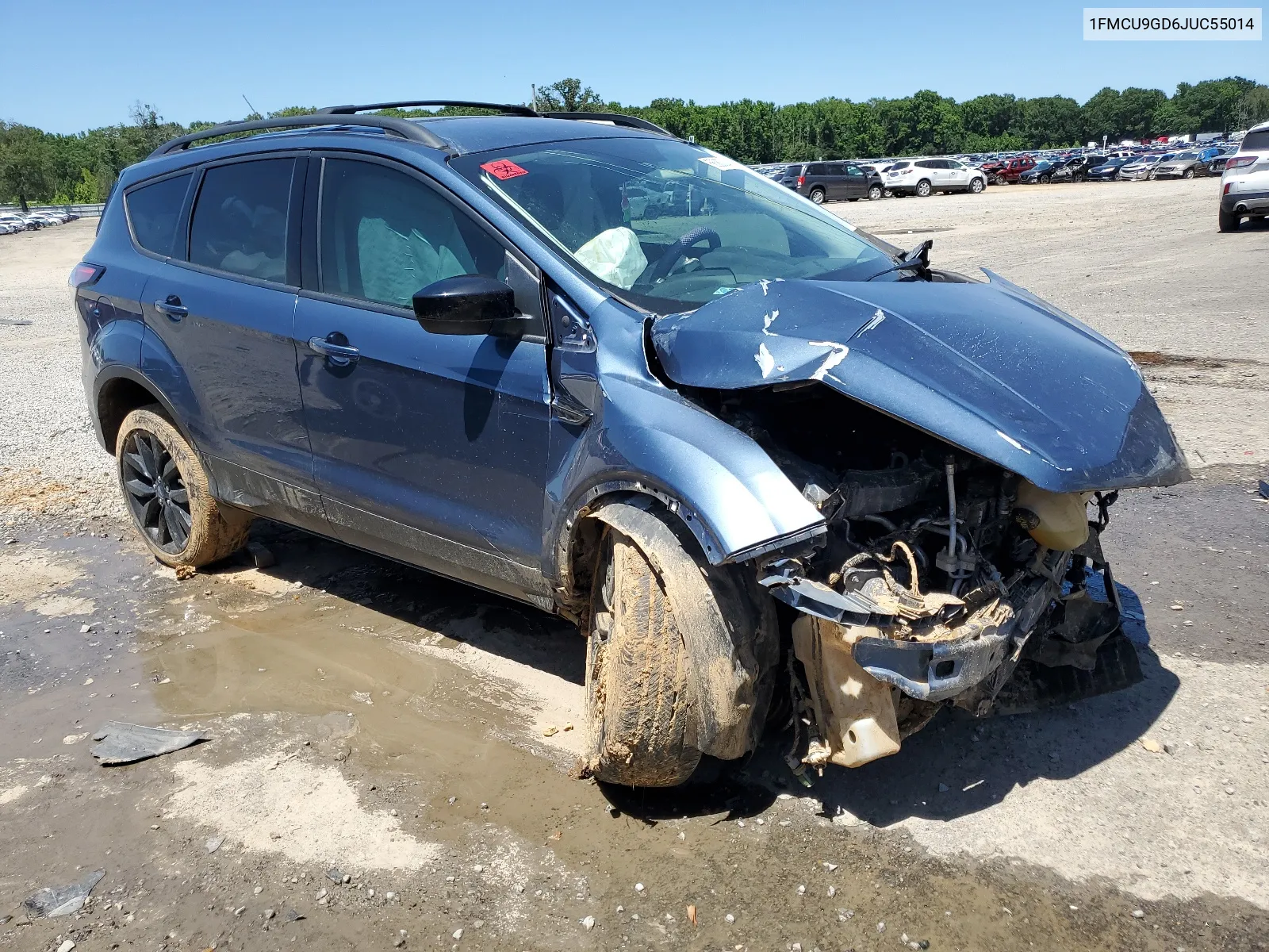 2018 Ford Escape Se VIN: 1FMCU9GD6JUC55014 Lot: 58080334