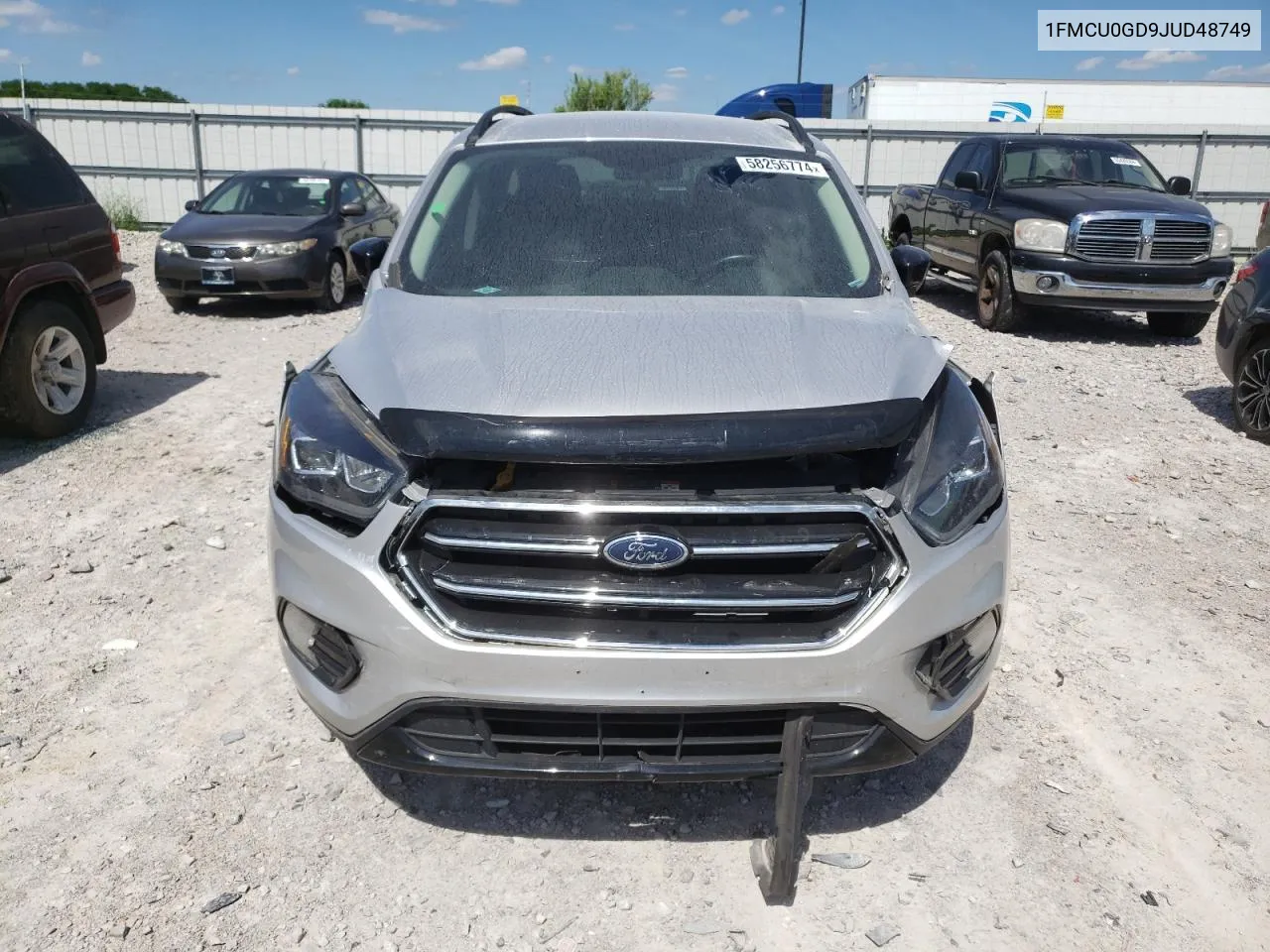 2018 Ford Escape Se VIN: 1FMCU0GD9JUD48749 Lot: 58256774