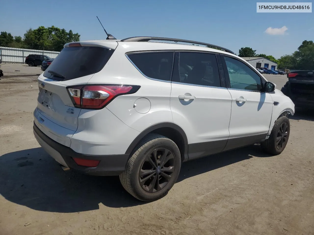 2018 Ford Escape Sel VIN: 1FMCU9HD8JUD48616 Lot: 58433634