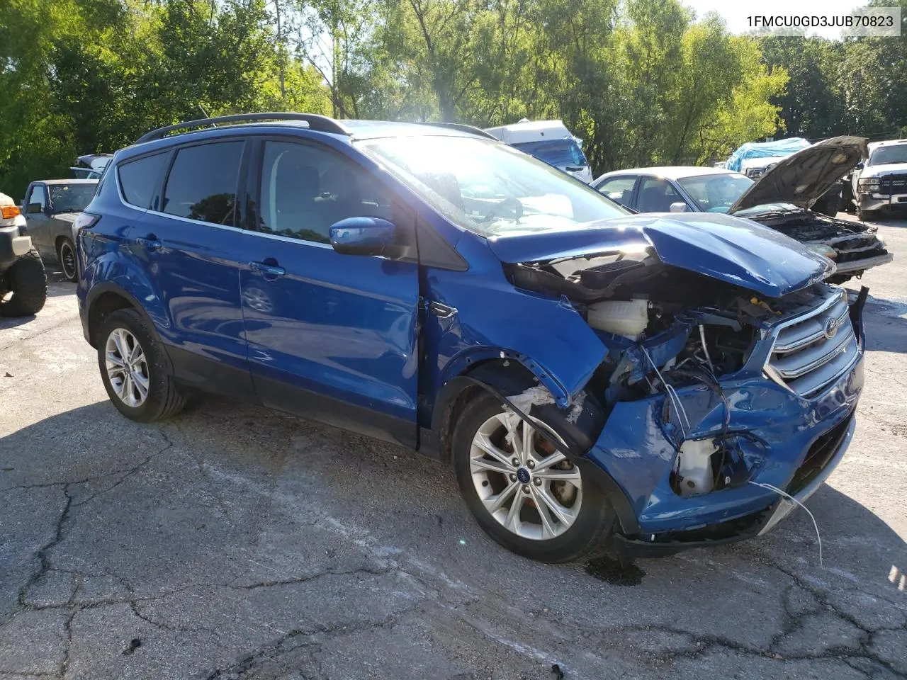 2018 Ford Escape Se VIN: 1FMCU0GD3JUB70823 Lot: 59055304