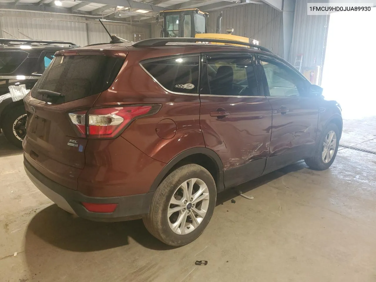 1FMCU9HD0JUA89930 2018 Ford Escape Sel