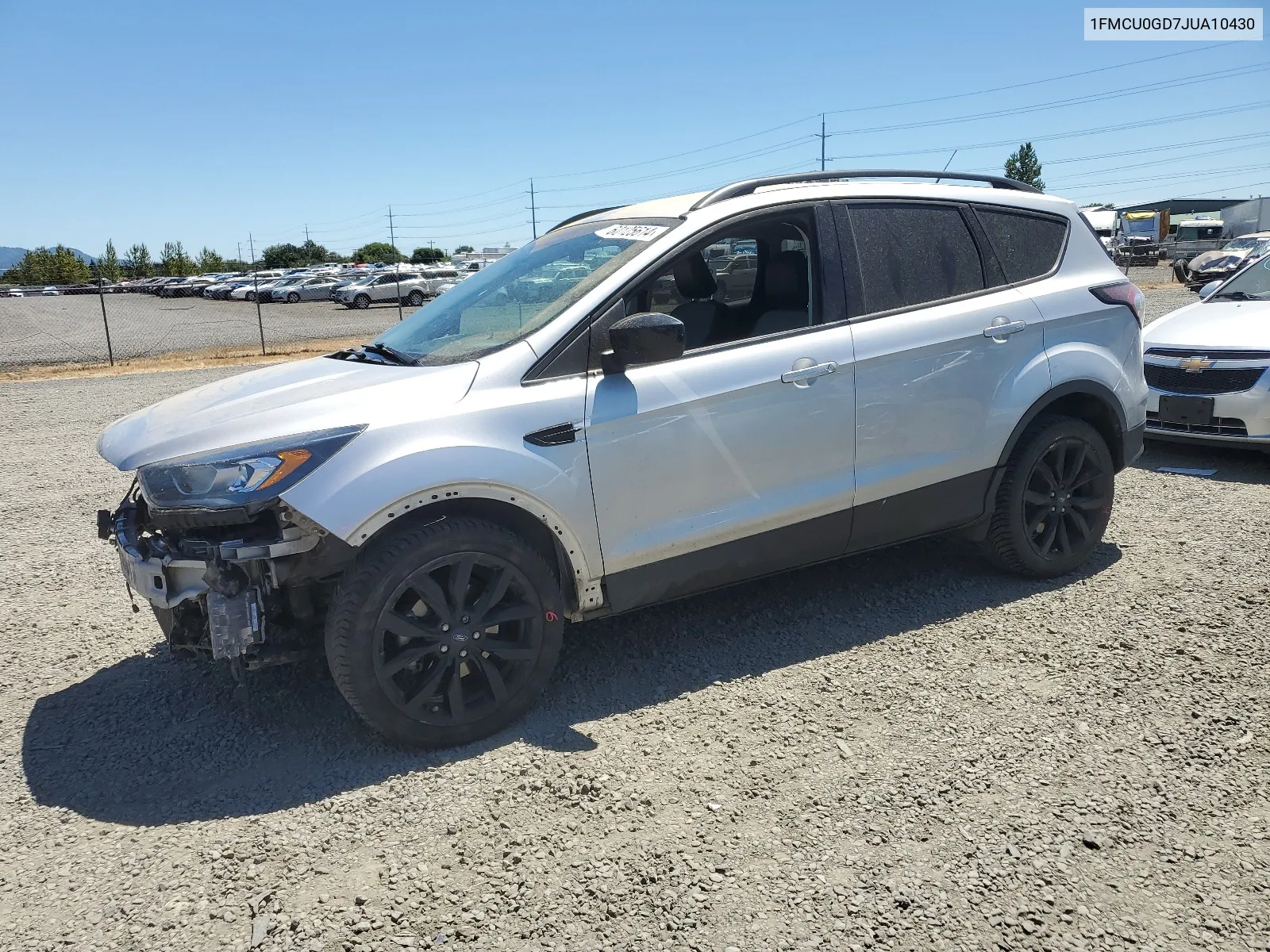 2018 Ford Escape Se VIN: 1FMCU0GD7JUA10430 Lot: 60125614