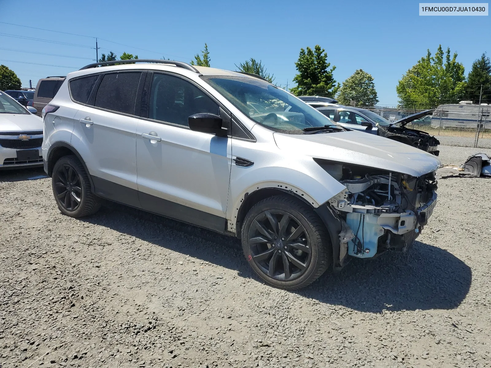 2018 Ford Escape Se VIN: 1FMCU0GD7JUA10430 Lot: 60125614