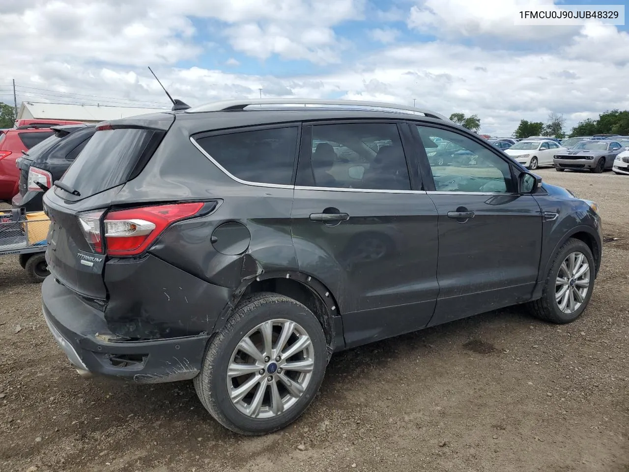 2018 Ford Escape Titanium VIN: 1FMCU0J90JUB48329 Lot: 60481634