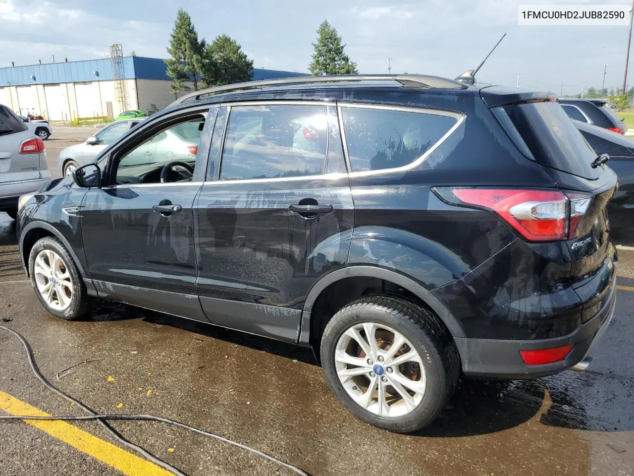 2018 Ford Escape Sel VIN: 1FMCU0HD2JUB82590 Lot: 60758624