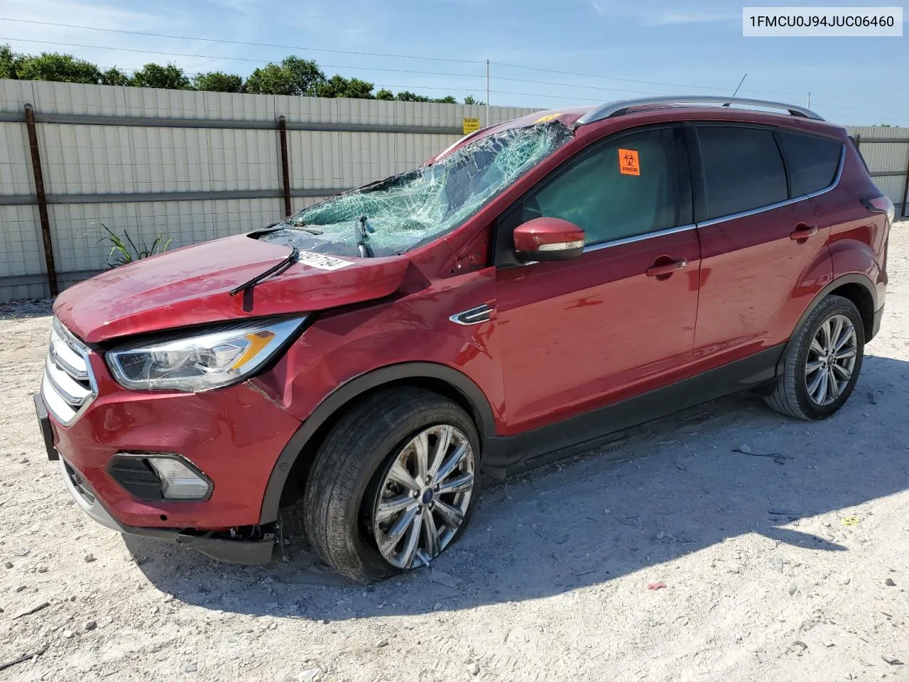 2018 Ford Escape Titanium VIN: 1FMCU0J94JUC06460 Lot: 60917194