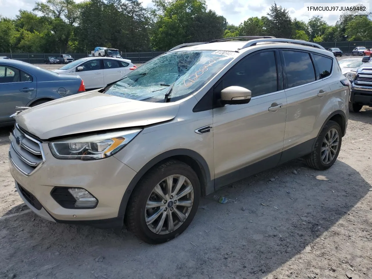 2018 Ford Escape Titanium VIN: 1FMCU0J97JUA69482 Lot: 61208404