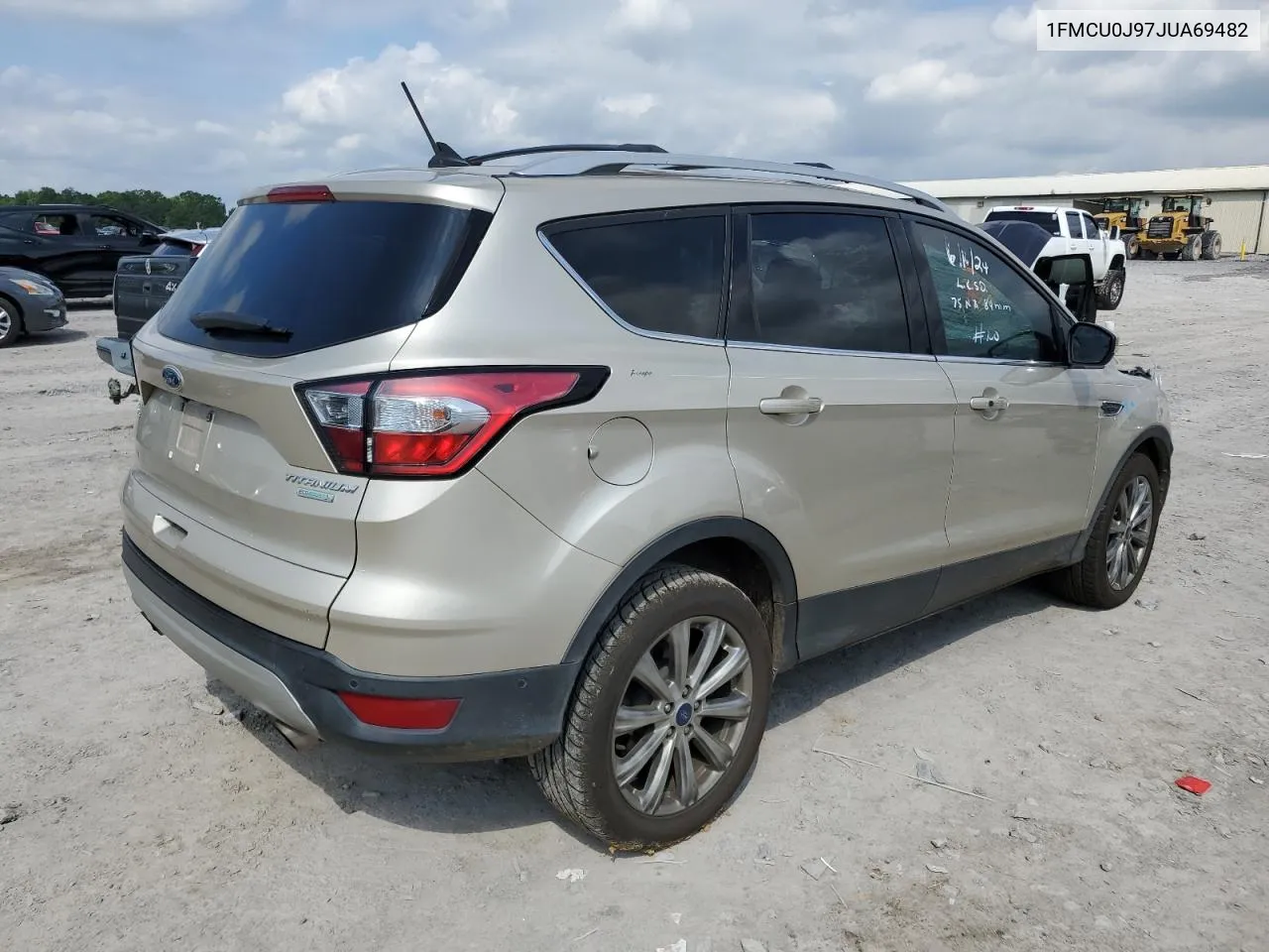 2018 Ford Escape Titanium VIN: 1FMCU0J97JUA69482 Lot: 61208404