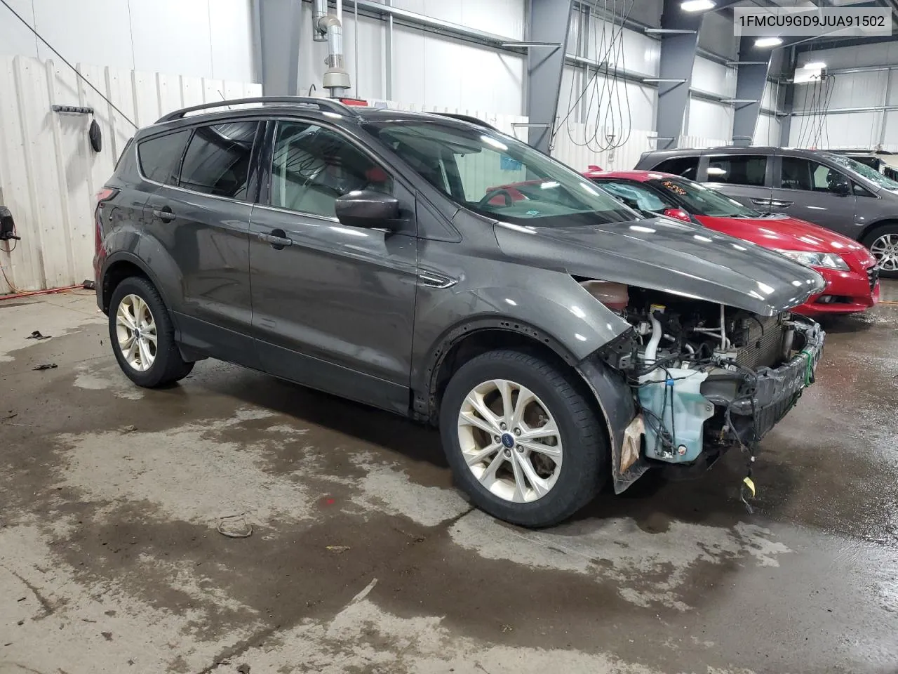 2018 Ford Escape Se VIN: 1FMCU9GD9JUA91502 Lot: 61255654