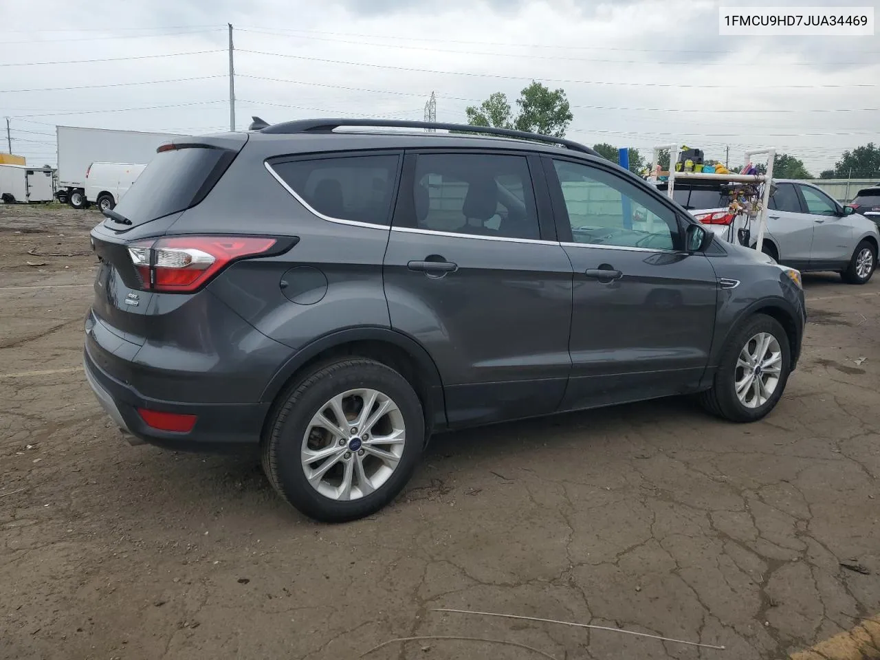 2018 Ford Escape Sel VIN: 1FMCU9HD7JUA34469 Lot: 61808324