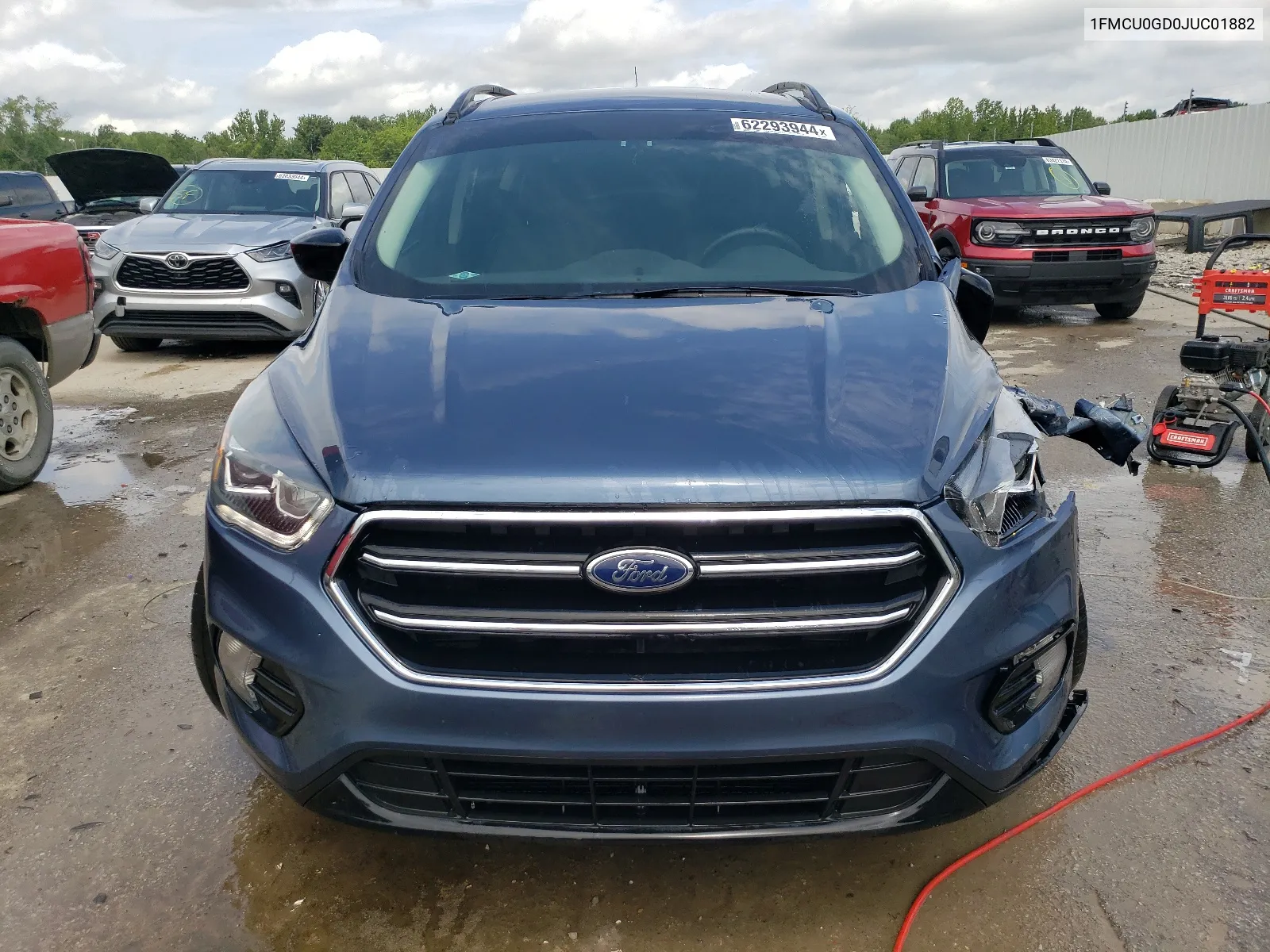 2018 Ford Escape Se VIN: 1FMCU0GD0JUC01882 Lot: 62293944