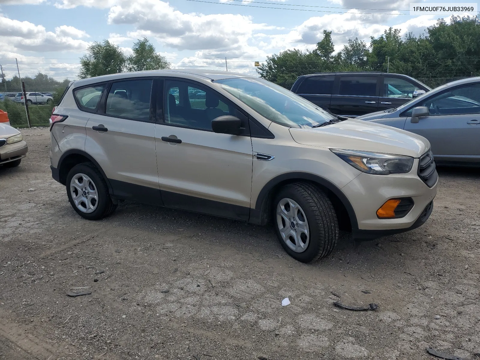 2018 Ford Escape S VIN: 1FMCU0F76JUB33969 Lot: 62427844